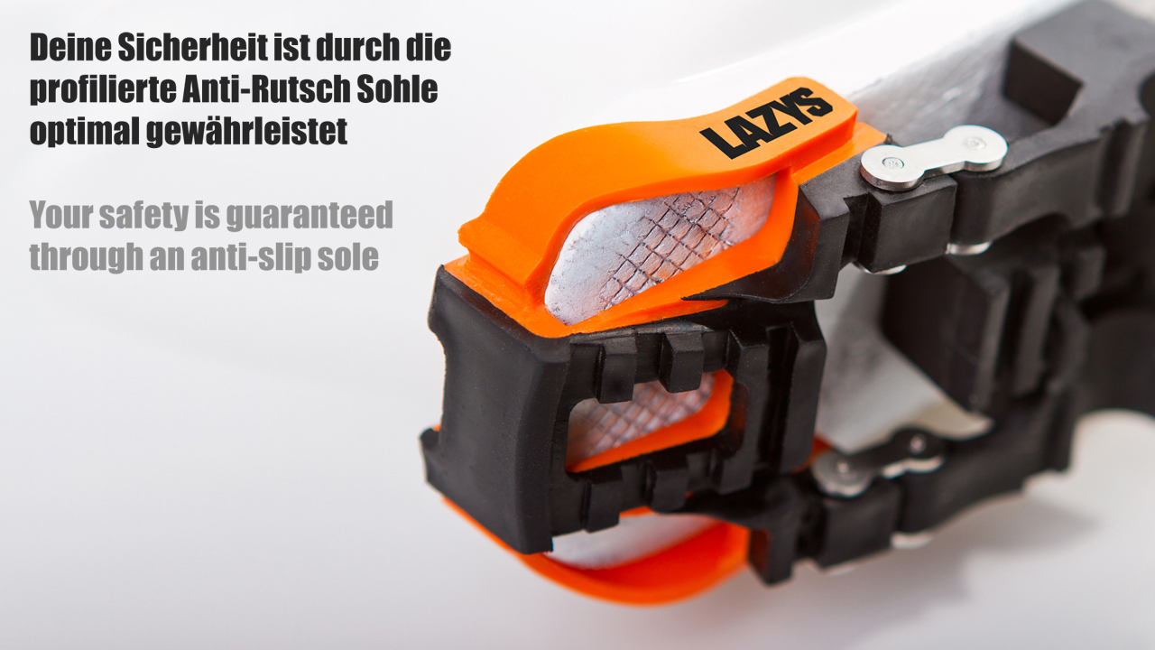 Lazys Aufsatz für den Skischuh