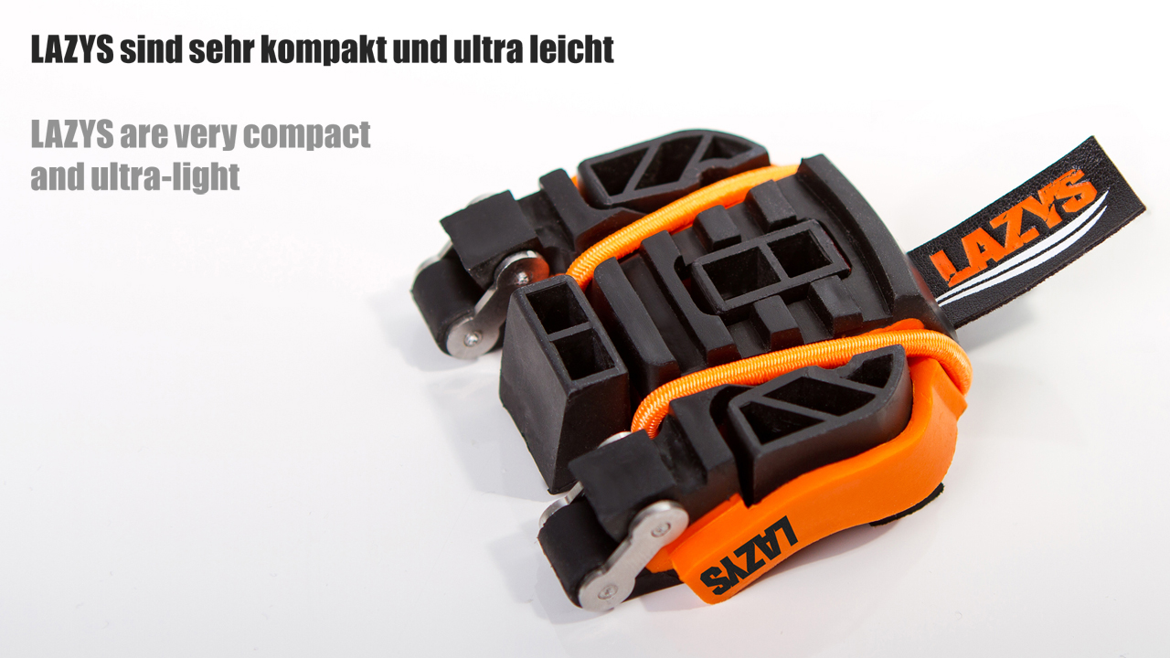 Lazys Aufsatz für den Skischuh