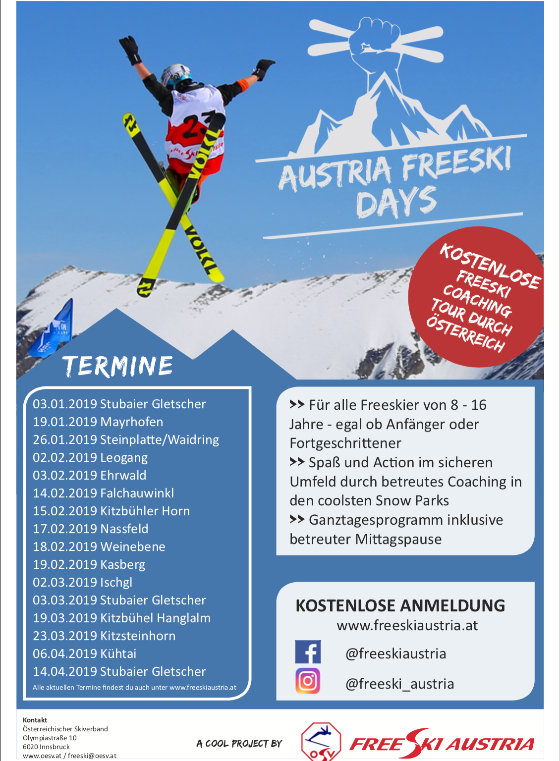 Termine Austria Freeski Days