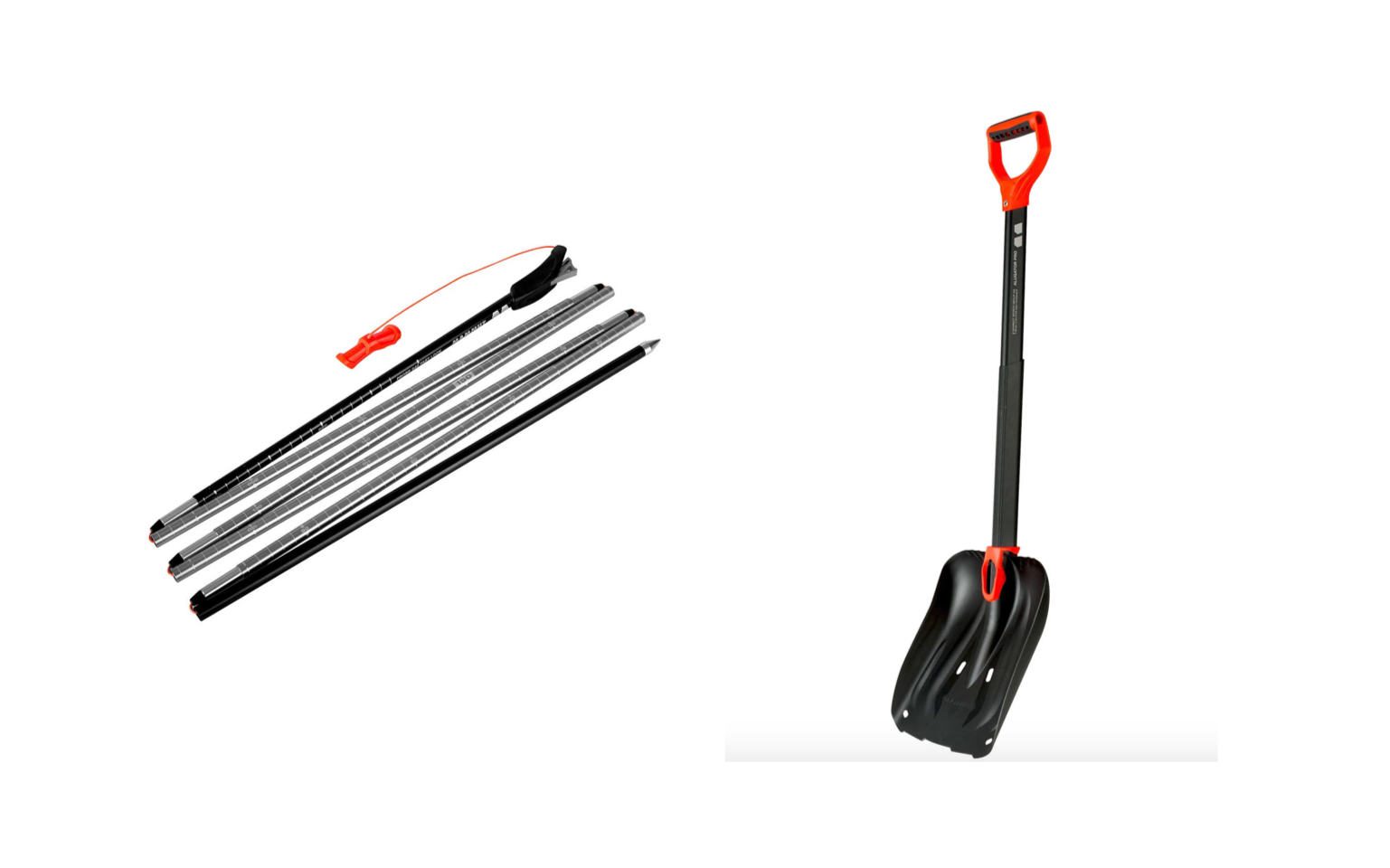 Freerideausrüstung: Sonde und Schaufel