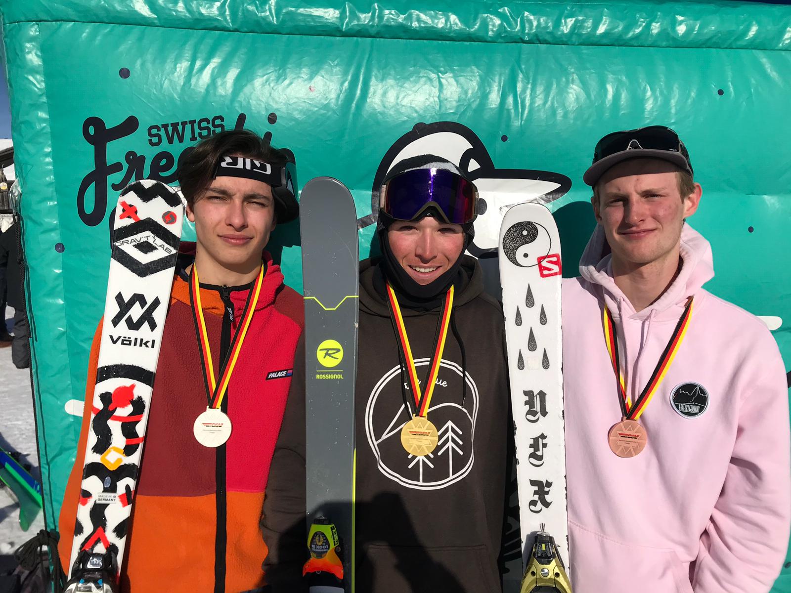 Luca Schmalschläger, Marius Reck und David Zehentner