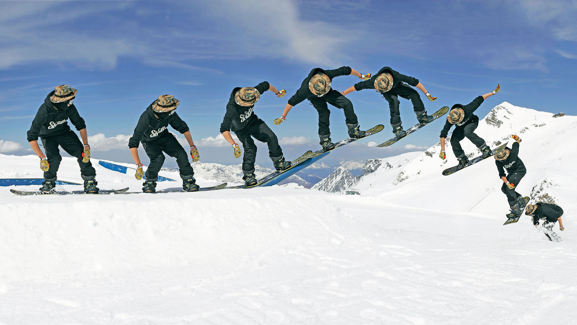 Bs Boardslide Snowboarding Basics Vier Rail Trick...