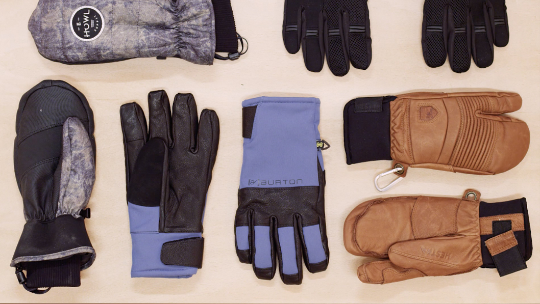 choose snowboard gloves mitts