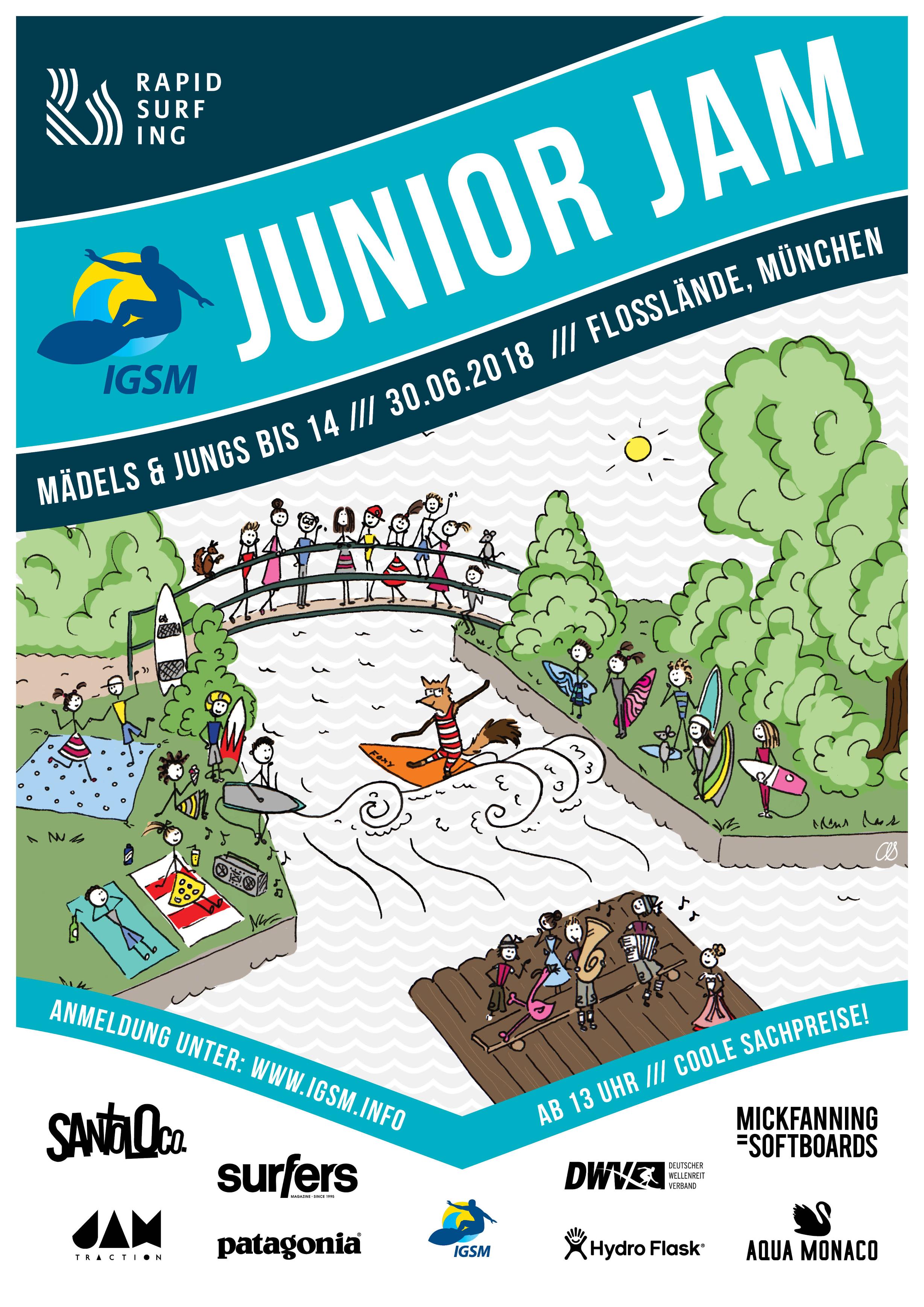 Junior Jam an der Floßlände